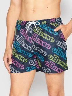 Προϋπολογισμός 👍 Ellesse Άνδρες Boardshorts Σορτς κολύμβησης Sanio SHN15419 Σκούρο μπλε Regular Fit ✨