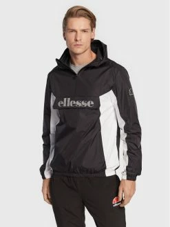 Best Pirce ❤️ Ellesse Άνδρες Μπουφάν Anorak Aceras SHK13435 Μαύρο Regular Fit ⌛