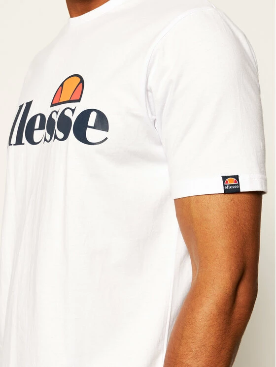 Ολοκαίνουργιο ⭐ Ellesse Άνδρες T-shirts T-Shirt Sl Prado Tee SHC07405 Λευκό Regular Fit ❤️ 6 Ολοκαίνουργιο ⭐ Ellesse Άνδρες T-shirts T-Shirt Sl Prado Tee SHC07405 Λευκό Regular Fit ❤️ - Image 4