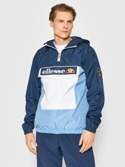 Ολοκαίνουργιο 🎉 Ellesse Άνδρες Μπουφάν Anorak Orologio SHM14228 Σκούρο μπλε Regular Fit 🎉
