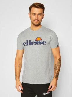 Flash Sale 🤩 Ellesse Άνδρες T-shirts T-Shirt Sl Prado SHC07405 Γκρι Regular Fit 🎁