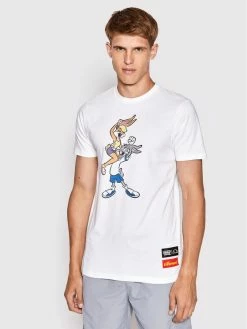 Πολύ καλή προσφορά 🤩 Ellesse Άνδρες T-shirts T-Shirt LOONEY TUNES Sidalini SML15220 Λευκό Regular Fit 🧨
