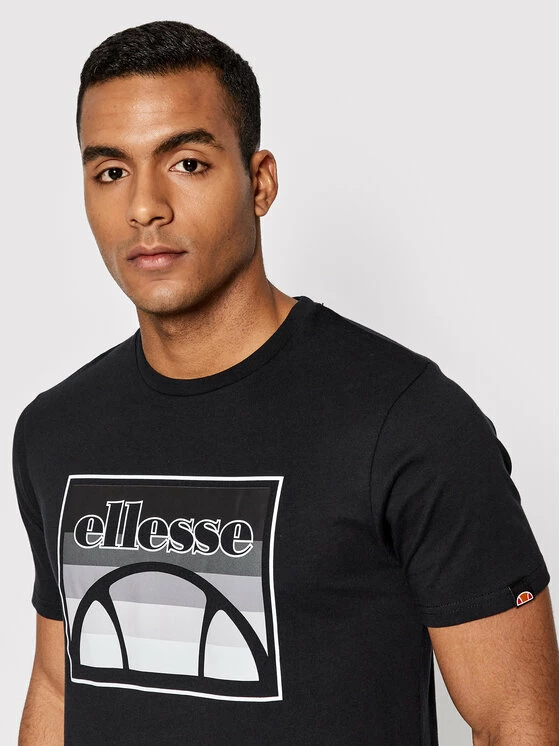 Ολοκαίνουργιο ⌛ Ellesse Άνδρες T-shirts T-Shirt Pinupo SHN11926 Μαύρο Regular Fit 💯 6 Ολοκαίνουργιο ⌛ Ellesse Άνδρες T-shirts T-Shirt Pinupo SHN11926 Μαύρο Regular Fit 💯 - Image 4