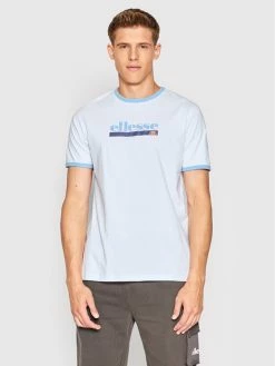 Ολοκαίνουργιο 🎁 Ellesse Άνδρες T-shirts T-Shirt Privalova SHN15256 Λευκό Regular Fit ❤️