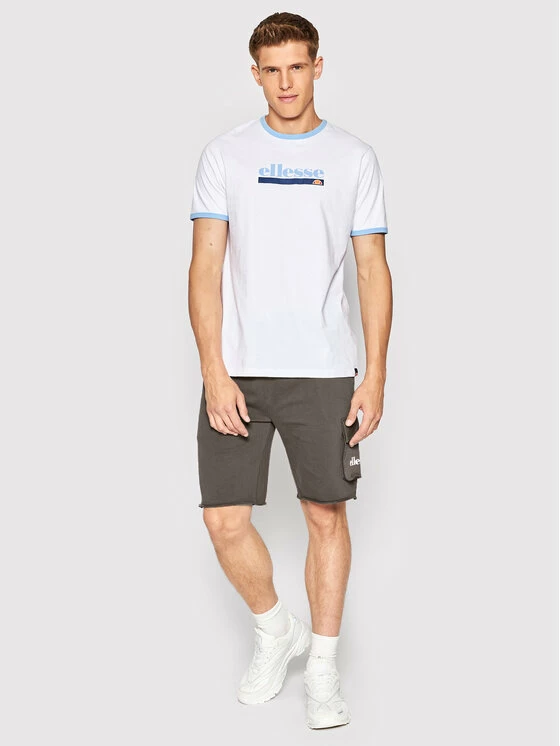 Ολοκαίνουργιο 🎁 Ellesse Άνδρες T-shirts T-Shirt Privalova SHN15256 Λευκό Regular Fit ❤️ 4 Ολοκαίνουργιο 🎁 Ellesse Άνδρες T-shirts T-Shirt Privalova SHN15256 Λευκό Regular Fit ❤️ - Image 2