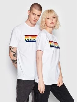 Προώθηση 💯 Ellesse T-shirts T-Shirt Unisex Unity SHN15709 Λευκό Regular Fit 🛒