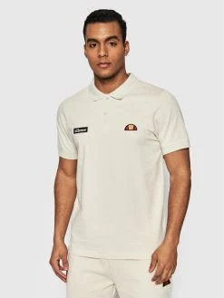 Κουπόνι ⭐ Ellesse Άνδρες Μπλούζες Polo Polo Montura SHM04475 Μπεζ Regular Fit 💯