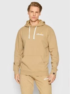 Κουπόνι 🔥 Ellesse Άνδρες Μπλούζες Χωρίς Φερμουάρ Μπλούζα Tinctoria SHM13144 Καφέ Regular Fit 👍