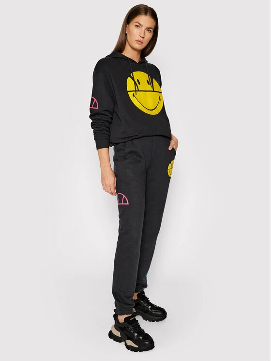 Best Pirce 👍 Ellesse Άνδρες Μπλούζες Με Κουκούλα Μπλούζα Unisex SMILEY Joyoso SML13080 Γκρι Regular Fit 🎉 6 Best Pirce 👍 Ellesse Άνδρες Μπλούζες Με Κουκούλα Μπλούζα Unisex SMILEY Joyoso SML13080 Γκρι Regular Fit 🎉 - Image 4