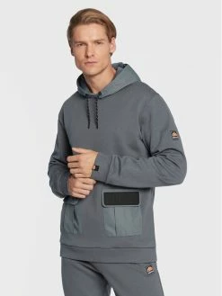 Ολοκαίνουργιο ✨ Ellesse Άνδρες Μπλούζες Χωρίς Φερμουάρ Μπλούζα Precipito SHP15817 Μπλε Regular Fit 🌟