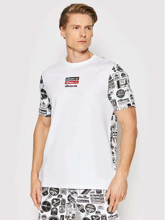 Νέος 👏 Ellesse Άνδρες T-shirts T-Shirt Hirona SHM14517 Λευκό Regular Fit ✔️ 3 Νέος 👏 Ellesse Άνδρες T-shirts T-Shirt Hirona SHM14517 Λευκό Regular Fit ✔️