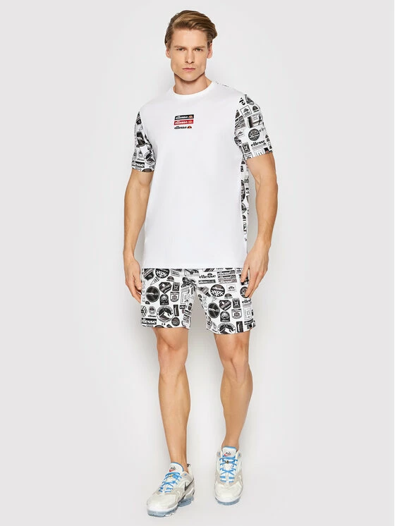 Νέος 👏 Ellesse Άνδρες T-shirts T-Shirt Hirona SHM14517 Λευκό Regular Fit ✔️ 4 Νέος 👏 Ellesse Άνδρες T-shirts T-Shirt Hirona SHM14517 Λευκό Regular Fit ✔️ - Image 2