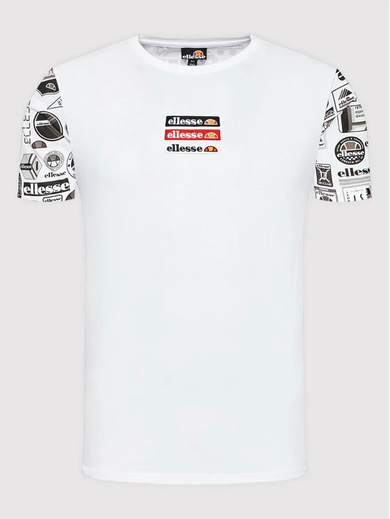 Νέος 👏 Ellesse Άνδρες T-shirts T-Shirt Hirona SHM14517 Λευκό Regular Fit ✔️ 7 Νέος 👏 Ellesse Άνδρες T-shirts T-Shirt Hirona SHM14517 Λευκό Regular Fit ✔️ - Image 5