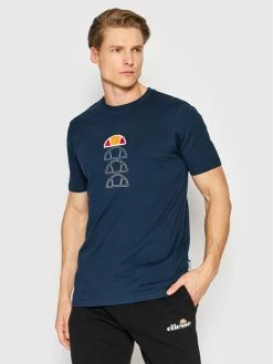 Flash Sale 🎉 Ellesse Άνδρες T-shirts T-Shirt Verso SHM14236 Σκούρο μπλε Regular Fit 🛒