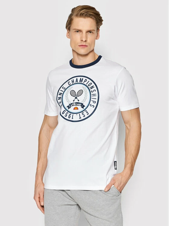 Αγορά 😉 Ellesse Άνδρες T-shirts T-Shirt Segna SHM14229 Λευκό Regular Fit 😀 3 Αγορά 😉 Ellesse Άνδρες T-shirts T-Shirt Segna SHM14229 Λευκό Regular Fit 😀