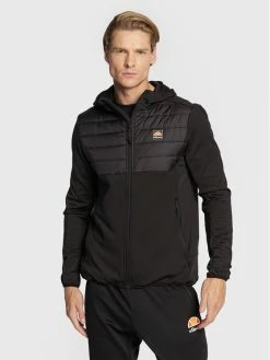 Τοπ 10 😉 Ellesse Άνδρες Μπλούζες Με Κουκούλα Μπλούζα Tetria SHP16059 Μαύρο Regular Fit 🔥