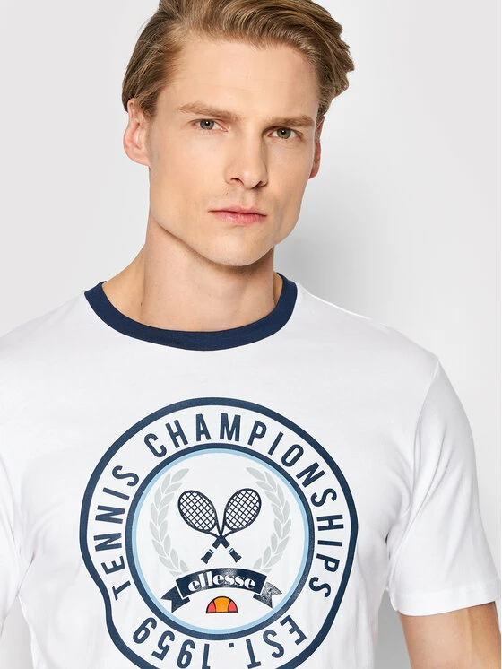 Αγορά 😉 Ellesse Άνδρες T-shirts T-Shirt Segna SHM14229 Λευκό Regular Fit 😀 6 Αγορά 😉 Ellesse Άνδρες T-shirts T-Shirt Segna SHM14229 Λευκό Regular Fit 😀 - Image 4