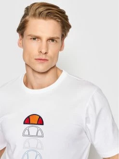 Φτηνός ⌛ Ellesse Άνδρες T-shirts T-Shirt Verso SHM14236 Λευκό Regular Fit ✔️ -Ellesse Εκπτώσεις unnamed file 590