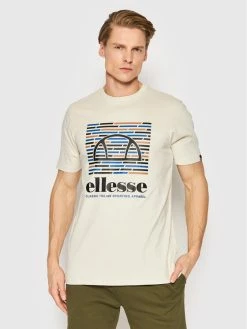 Η καλύτερη συμφωνία ⭐ Ellesse Άνδρες T-shirts T-Shirt Viero SHM13823 Μπεζ Regular Fit 👏