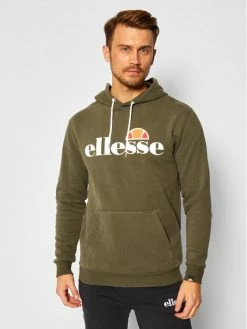 Συμφωνίες 😉 Ellesse Άνδρες Μπλούζες Με Κουκούλα Μπλούζα Sl Gottero SHC07407 Πράσινο Loose Fit 😍
