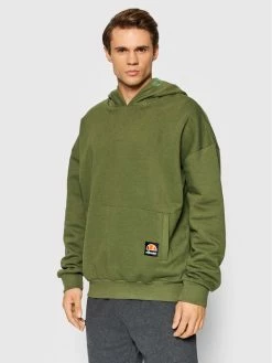 Προώθηση 😉 Ellesse Άνδρες Μπλούζες Χωρίς Φερμουάρ Μπλούζα Hanli SHK12213 Πράσινο Regular Fit 👍