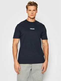 Εξοδος ✔️ Ellesse Άνδρες T-shirts T-Shirt Kika SHK13116 Σκούρο μπλε Regular Fit 🧨