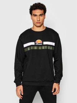 Αγορά ✨ Ellesse Άνδρες Μπλούζες Χωρίς Φερμουάρ Μπλούζα Prella SHK13165 Μαύρο Regular Fit 🤩